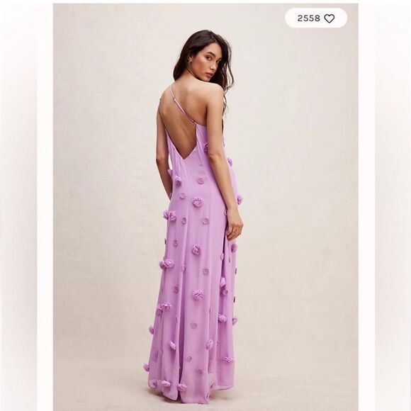 Free People Blossom Bliss Maxi Dress Lavender size 2 - Picture 1 of 8